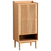 Modern Collective Gretchen Oak Wood Shoe Cabinet
