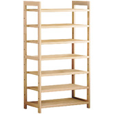 Modern Collective Horizon 7 Tier Bamboo Shelving Unit