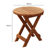 Modern Collective Prince Outdoor Bamboo Cafe Table