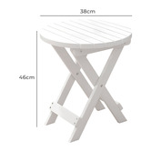 Modern Collective Prince Outdoor Bamboo Cafe Table