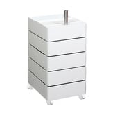 Modern Collective Cohen Tall Cube Storage with Wheels