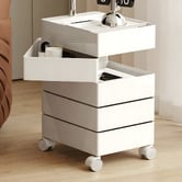Modern Collective Cohen Tall Cube Storage with Wheels