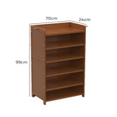 Modern Collective Kevin Bamboo Shoe Display Cabinet