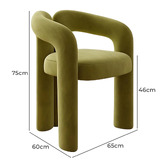 Modern Collective Dudet Claude Replica Wool Armchair