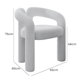 Modern Collective Dudet Claude Replica Wool Armchair