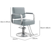 Modern Collective Veronica Faux Leather Salon Chair