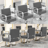Modern Collective Veronica Faux Leather Salon Chair