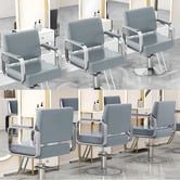 Modern Collective Veronica Faux Leather Salon Chair