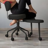 Modern Collective Newport Faux Leather Meditation Chair