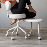 Modern Collective Newport Faux Leather Meditation Chair