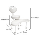 Modern Collective Newport Faux Leather Meditation Chair
