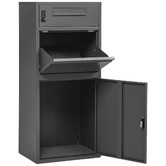 Modern Collective Padme Steel Post &amp; Parcel Mailbox