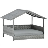 Modern Collective Junie Rattan House Pet Bed