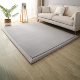 Modern Collective Light Grey Luna Memory Foam Tatami Mat