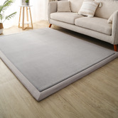 Modern Collective Light Grey Luna Memory Foam Tatami Mat