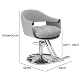 Modern Collective Montgomery Faux Leather Salon Chair