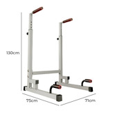 Modern Collective Briony Adjustable Dip Station with Push Bar