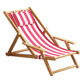 Modern Collective Arina Bamboo Recliner Deck Chair
