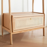 Modern Collective Elisha American Oak Wood Clothing Rack
