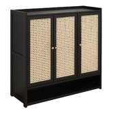 Modern Collective Averie 3 Door Bamboo Shoe Cabinet
