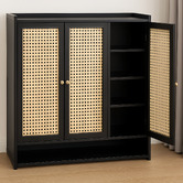 Modern Collective Averie 3 Door Bamboo Shoe Cabinet