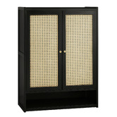 Modern Collective Averie 2 Door Bamboo Shoe Storage Cabinet