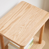 Modern Collective Anderson 2 Shelf Oak Wood Side Table
