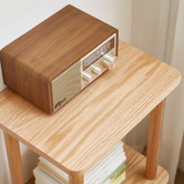Modern Collective Anderson 2 Shelf Oak Wood Side Table