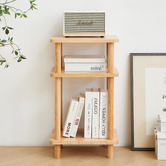 Modern Collective Anderson 2 Shelf Oak Wood Side Table