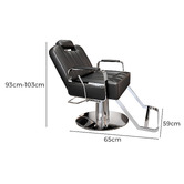 Modern Collective Xyla Faux Leather Salon Chair