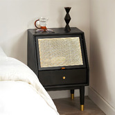 Modern Collective Jacque Oak Wood Bedside Table