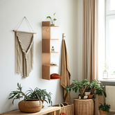 Modern Collective Callum Oak Wood Wall Shelf