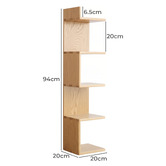 Modern Collective Callum Oak Wood Wall Shelf