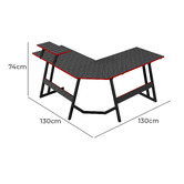 Modern Collective Athalia L-Shape Gaming Desk