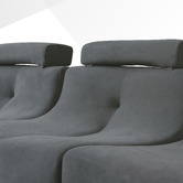 Modern Collective Ava 4 Seater Upholstered Modular Sofa with Chaise