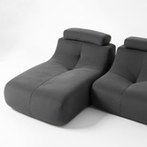 Modern Collective Ava 4 Seater Upholstered Modular Sofa with Chaise