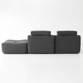 Modern Collective Ava 4 Seater Upholstered Modular Sofa with Chaise