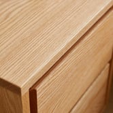 Modern Collective Dannie American Oak Wood Bedside Table