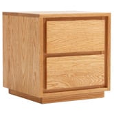 Modern Collective Dannie American Oak Wood Bedside Table