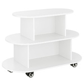 Modern Collective Frye Oval Rotating Shelving Unit