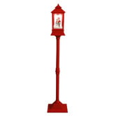 Modern Collective Barlow Snowman &amp; Santa LED Christmas Lamp Post