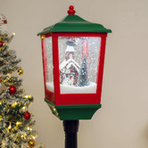 Modern Collective Caden Snowman LED Christmas Lamp Post