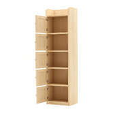 Modern Collective Arlo Bamboo 5 Door Bookcase