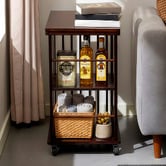 Modern Collective Maeve Foldable Bamboo Kitchen Trolley