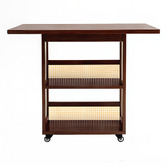 Modern Collective Harlow Foldable Bamboo Kitchen Trolley