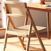 Modern Collective Micah Bamboo Foldable Dining Chair