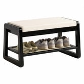 Modern Collective Iris Bamboo Shoe Storage Bench