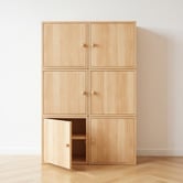 Modern Collective Bentro Bamboo Storage Cabinet