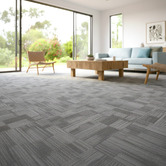 Modern Collective Greco 500 x 500mm Grey Square Carpet Tiles