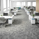 Modern Collective Greco 500 x 500mm Grey Square Carpet Tiles